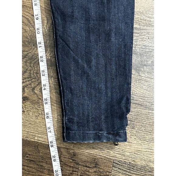 Current/Elliott The Cropped Legging‎ With Long Zip Women's 25 Bluebird Denim - Picture 5 of 9